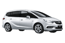 Vauxhall Zafira 5 plus 2 available for self-drive hire in Newark