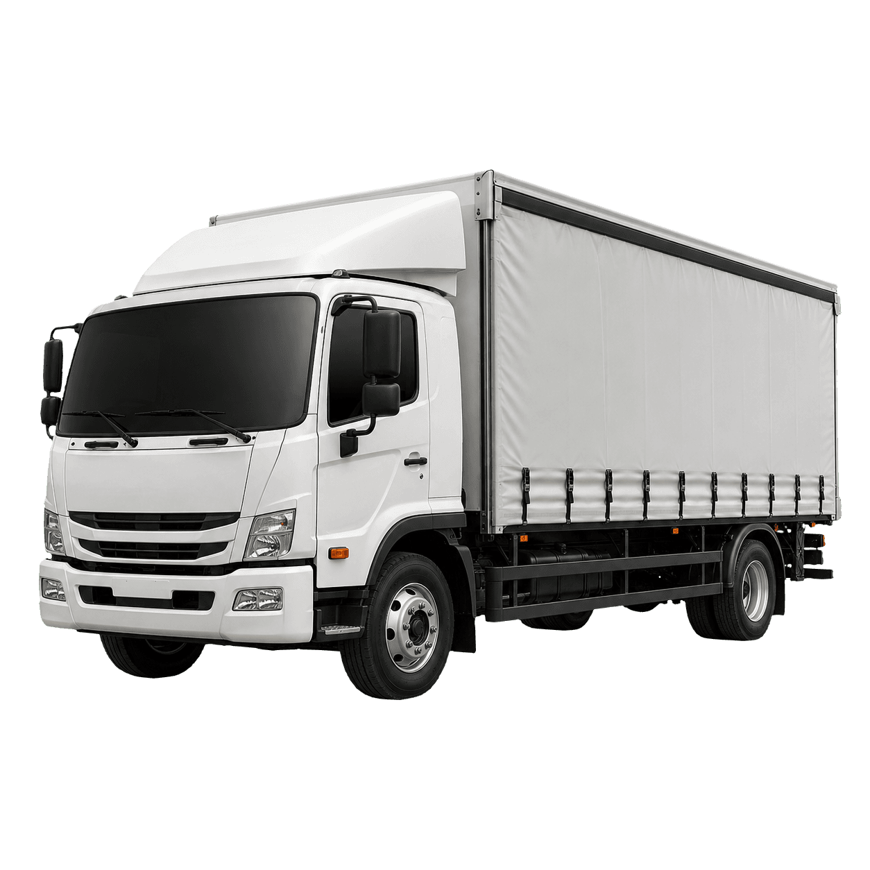 7.5 tonne curtain-side truck for commercial transport in Newark