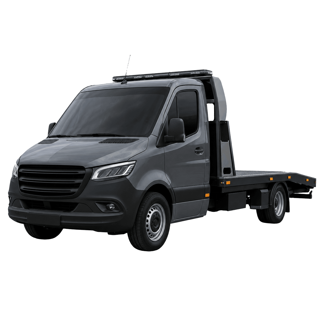 Recovery van for vehicle transport in Newark